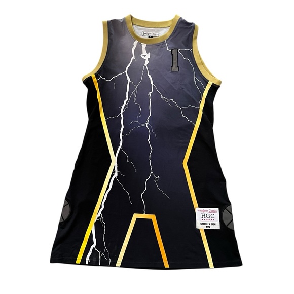 Headgear Classics Dresses & Skirts - Headgear Classics Marvel X-Men Storm Lightning Graphic Basketball Jersey Dress